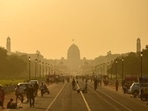 On Thursday, the IMD revised its forecast, saying that light rain and thundershowers are likely over the next three days.(HT Photo) On Thursday, the IMD revised its forecast, saying that light rain and thundershowers are likely over the next three days.(HT Photo)