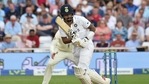India's KL Rahul bats during the first day of first test cricket match between England and India, at Trent Bridge in Nottingham.(AP) India's KL Rahul bats during the first day of first test cricket match between England and India, at Trent Bridge in Nottingham.(AP)