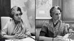 Side-by-side photos of Indira Gandhi and Lara Dutta. Side-by-side photos of Indira Gandhi and Lara Dutta.