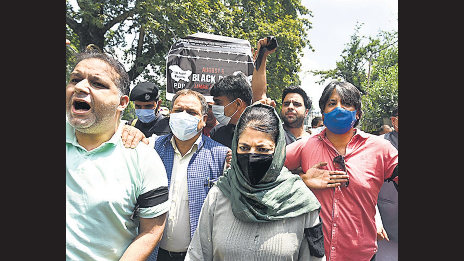 Protests Celebrations In J K On 2nd Anniversary Of Revocation Of Art 