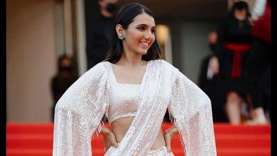 The lifestyle influencer Masoom Minawala wore saree to represent India at Cannes Film Festival. (Photo: Masoom MInawala/Instagram) The lifestyle influencer Masoom Minawala wore saree to represent India at Cannes Film Festival. (Photo: Masoom MInawala/Instagram)