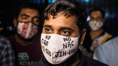 Tanha, who was arrested in May 2020, was recently released from jail after the high court granted him bail in the riots case on a larger conspiracy. (AFP) Tanha, who was arrested in May 2020, was recently released from jail after the high court granted him bail in the riots case on a larger conspiracy. (AFP)