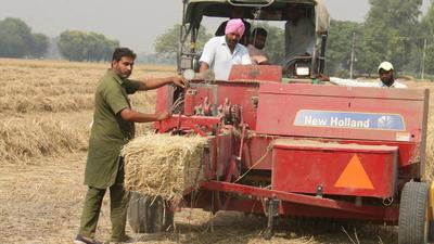 To date, the focus has been on cost-intensive in-situ management of straw. (HT FILE PHOTO) To date, the focus has been on cost-intensive in-situ management of straw. (HT FILE PHOTO)