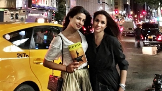 Priyanka Chopra and Meghan Markle in New York.