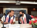 Assam CM Himanta Biswa Sarma (left) and Meghalaya CM Conrad Sangma (twitter.com/himantabiswa) Assam CM Himanta Biswa Sarma (left) and Meghalaya CM Conrad Sangma (twitter.com/himantabiswa)