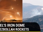 Israel's iron dome vs Hezbollah rockets Israel's iron dome vs Hezbollah rockets