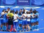 Tokyo: Indian players huddle after losing their women's field hockey bronze medal match against Great Britain, at the 2020 Summer Olympics, in Tokyo, Friday, Aug. 6, 2021. India lost the match 3-4. (PTI Photo/Gurinder Osan) (PTI08_06_2021_000121B)(PTI) Tokyo: Indian players huddle after losing their women's field hockey bronze medal match against Great Britain, at the 2020 Summer Olympics, in Tokyo, Friday, Aug. 6, 2021. India lost the match 3-4. (PTI Photo/Gurinder Osan) (PTI08_06_2021_000121B)(PTI)