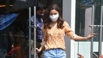 Alia Bhatt spotted outside a salon on Friday. Alia Bhatt spotted outside a salon on Friday.