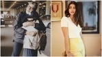 Navya Naveli Nanda with grandfather Amitabh Bachchan. Navya Naveli Nanda with grandfather Amitabh Bachchan.