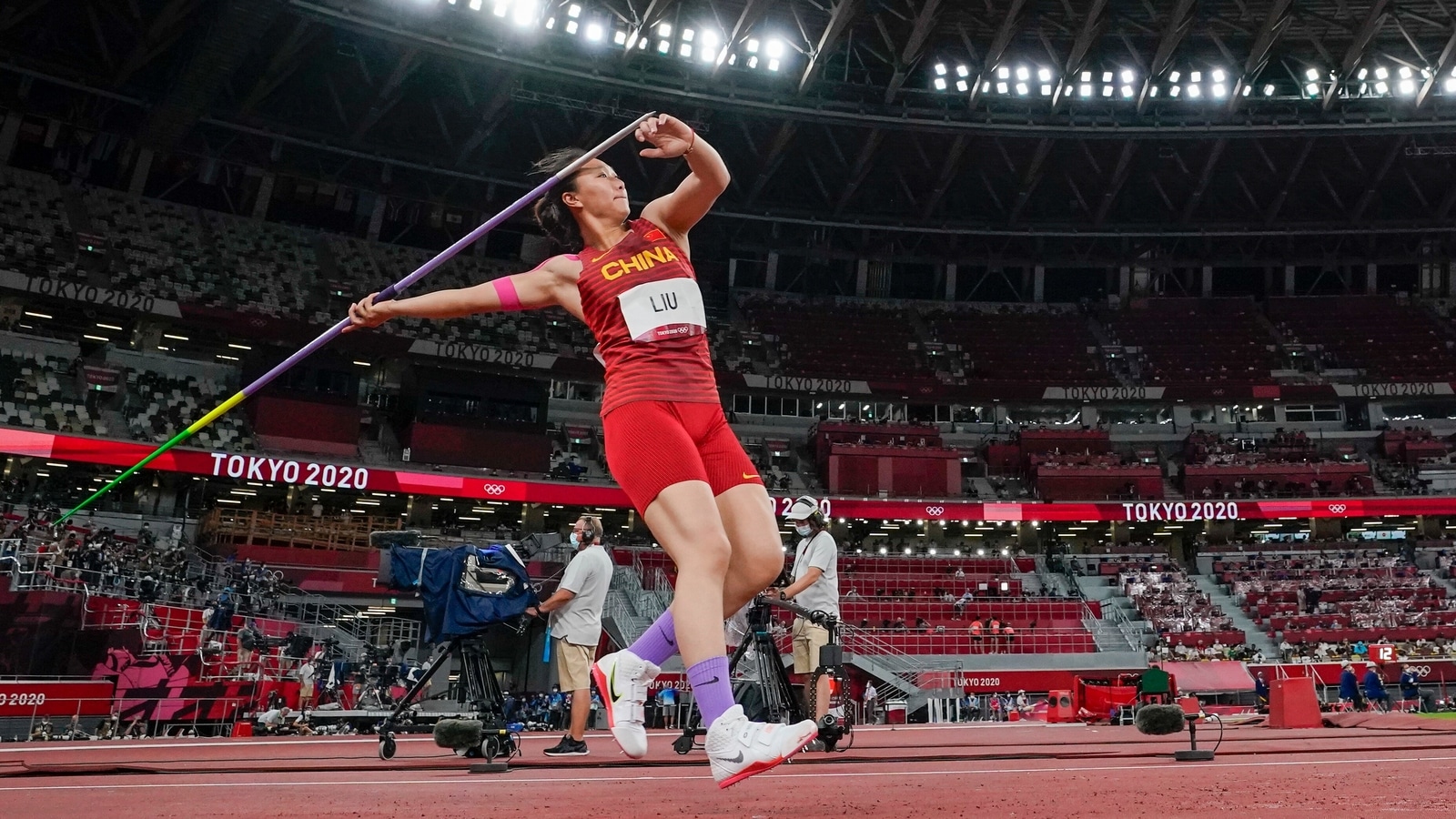 Tokyo Olympics China's Liu Shiying wins Olympic women's javelin gold