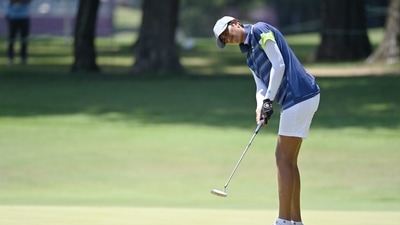 Tokyo 2020 Olympics: Aditi Ashok of India in action. (REUTERS)