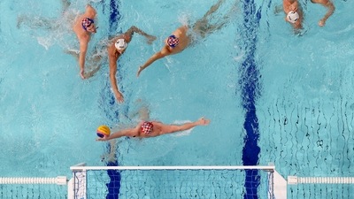 Tokyo 2020 Olympics - Water Polo - Men - Classification Round 5-8 - Montenegro v Croatia - Tatsumi Water Polo Centre, Tokyo, Japan - August 6, 2021. Ivan Marcelic of Croatia in action REUTERS/Gonzalo Fuentes (REUTERS)