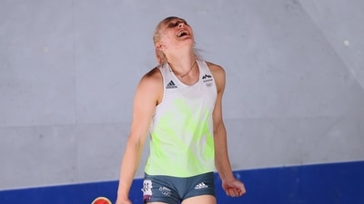 Olympics: Slovenia's Janja Garnbret wins inaugural women's climbing gold (REUTERS)