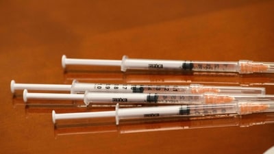 The EMA’s expert group analysed more than 1,180 cases of people who reported dizziness and tinnitus, or ringing in the ears, after receiving the J&amp;J jab and concluded they were linked to the vaccine’s administration. (AFP)