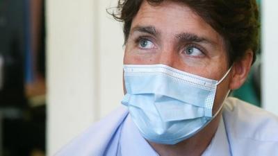 Canada's Prime Minister Justin Trudeau at a vaccination site in Montreal, Quebec. (REUTERS) Canada's Prime Minister Justin Trudeau at a vaccination site in Montreal, Quebec. (REUTERS)