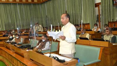 Shimla, Himachal Pradesh, India August 06: Chief minister Jai Ram Thakur addressing the assembly during Himachal Pradesh vidhan sabha monsoon session, Shimla on Friday, August 06 2021. HT Photo / Himachal PR (Representative Image/HT) Shimla, Himachal Pradesh, India August 06: Chief minister Jai Ram Thakur addressing the assembly during Himachal Pradesh vidhan sabha monsoon session, Shimla on Friday, August 06 2021. HT Photo / Himachal PR (Representative Image/HT)