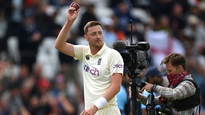Ollie Robinson made a triumphant return to Test cricket, bagging a five-wicket haul (5/85). He dismissed Rohit Sharma, Rishabh Pant, Ravindra Jadeja, Mohammed Shami and Bumrah. (Getty Images) Ollie Robinson made a triumphant return to Test cricket, bagging a five-wicket haul (5/85). He dismissed Rohit Sharma, Rishabh Pant, Ravindra Jadeja, Mohammed Shami and Bumrah. (Getty Images)