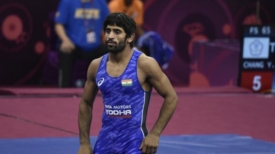 Indian wrestler Bajrang Punia. (Vipin Kumar/HT PHOTO)