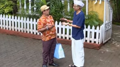 Abdul bumps into Champaklal in Taarak Mehta Ka Ooltah Chashmah.