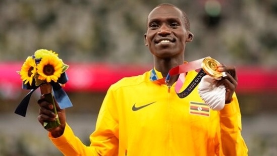 Olympics: Joshua Cheptegei gains Olympic consolation in men's 5,000 metres(AP)