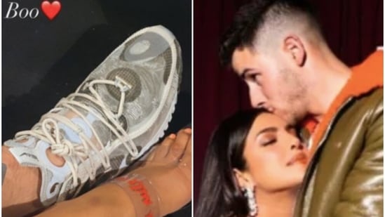 Even Priyanka Chopra's feet are inseparable from 'boo' Nick Jonas after  long-awaited reunion. See new pic