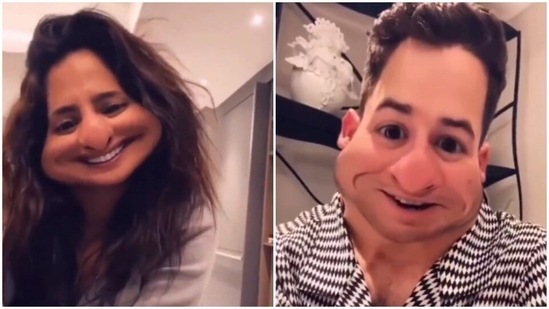 Priyanka Chopra and Nick Jonas in a new video.