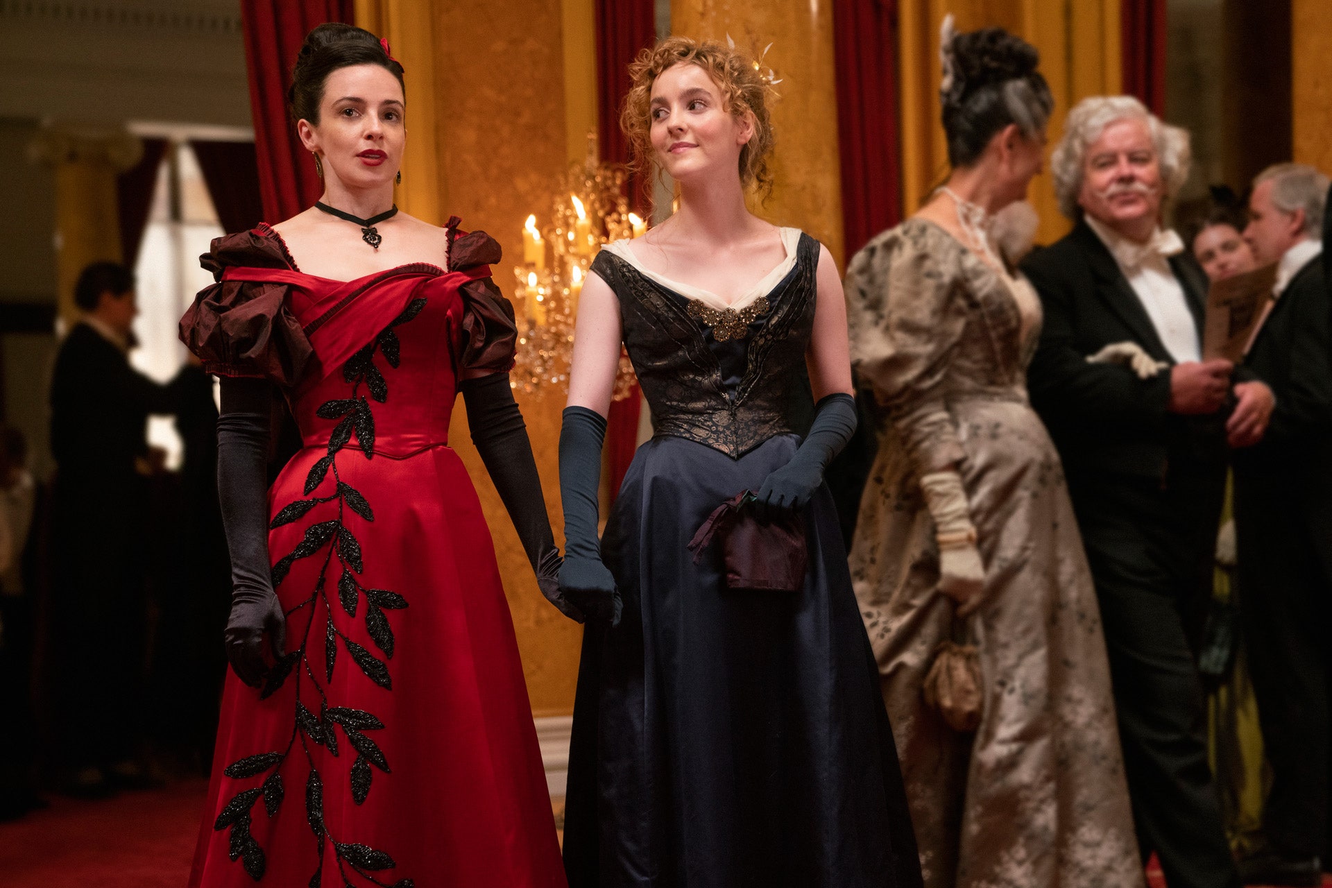 A still from Joss Whedon’s HBO series The Nevers. Even the fighters, inventers and feminists are strapped into corsets and gowns. A still from Joss Whedon’s HBO series The Nevers. Even the fighters, inventers and feminists are strapped into corsets and gowns.