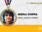 Neraj Chopra wins historic gold medal in men's javelin throw event Neraj Chopra wins historic gold medal in men's javelin throw event