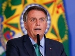 Brazil's President Jair Bolsonaro speaks during a ceremony at the Planalto Palace in Brasilia, on August 5, 2021. (Sergio Lima / AFP) Brazil's President Jair Bolsonaro speaks during a ceremony at the Planalto Palace in Brasilia, on August 5, 2021. (Sergio Lima / AFP)