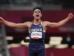 India's Neeraj Chopra clinches gold at Tokyo Olympics 2020(PTI) India's Neeraj Chopra clinches gold at Tokyo Olympics 2020(PTI)