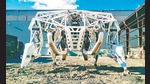Prosthesis: The Anti-Robot looks like scaffolding but can walk, race and fight. (Furrion) Prosthesis: The Anti-Robot looks like scaffolding but can walk, race and fight. (Furrion)