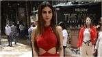 Mouni Roy's voguish wardrobe is full of bright and impactful ensembles. The star never shies away from embracing the hottest fashion trends. But her signature style has always been minimal aesthetics, and today, she incorporated the same for a shoot in Mumbai. Mouni Roy's voguish wardrobe is full of bright and impactful ensembles. The star never shies away from embracing the hottest fashion trends. But her signature style has always been minimal aesthetics, and today, she incorporated the same for a shoot in Mumbai.