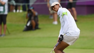 Tokyo 2020 Olympics - Golf - Women's Individual - Final - Round 4 - Kasumigaseki Country Club - Kawagoe, Saitama, Japan - August 7, 2021. Aditi Ashok of India in action. REUTERS/Toby Melville (REUTERS)