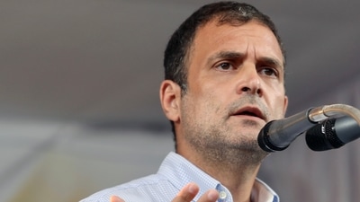 Congress leader Rahul Gandhi.