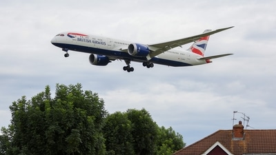 The fare of British Airways for one way travel from Delhi to London on August 26 is ₹3.95 lakh, according to Google Travel. (Bloomberg) The fare of British Airways for one way travel from Delhi to London on August 26 is ₹3.95 lakh, according to Google Travel. (Bloomberg)