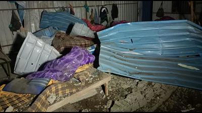 The injured were admitted to the sub-district hospital in Jammu’s Banihal after the grenade-like blast. (HT Photo) The injured were admitted to the sub-district hospital in Jammu’s Banihal after the grenade-like blast. (HT Photo)