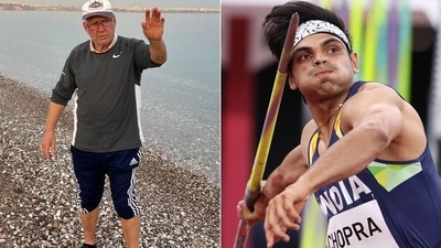 In November of 2019, Neeraj Chopra parted ways with Uwe Hohn to start training with Klaus Bartonietz (L). (Getty/Instagram) In November of 2019, Neeraj Chopra parted ways with Uwe Hohn to start training with Klaus Bartonietz (L). (Getty/Instagram)
