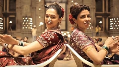 Priyanka Chopra and Deepika Padukone in a still from Bajirao Mastani. Priyanka Chopra and Deepika Padukone in a still from Bajirao Mastani.