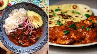 Chicken Curry: Mole is a traditional Mexican sauce that contains fruits, nuts, chilli peppers, and spices like black pepper, cinnamon, or cumin. It is rich and thick just like the Indian chicken curry.  (Instagram/@basil.and.lime/@chicken_lover_foodies)