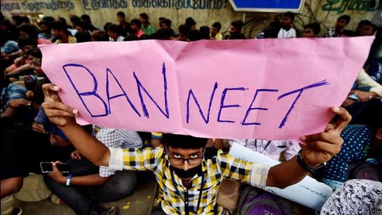 The Tamil Nadu government, as promised in its election manifesto, is working to annul NEET by introducing legislation and obtaining the consent of President Ram Nath Kovind. (HT FILE) The Tamil Nadu government, as promised in its election manifesto, is working to annul NEET by introducing legislation and obtaining the consent of President Ram Nath Kovind. (HT FILE)