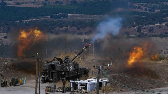 Israeli media reported that four fires caused by incendiary balloons broke out Friday afternoon in areas close to the Gaza Strip.(AP) Israeli media reported that four fires caused by incendiary balloons broke out Friday afternoon in areas close to the Gaza Strip.(AP)