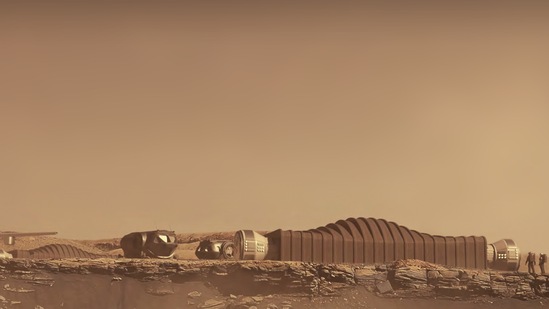 A 3D conceptual render of Mars Dune Alpha.(Courtesy: nasa.gov)