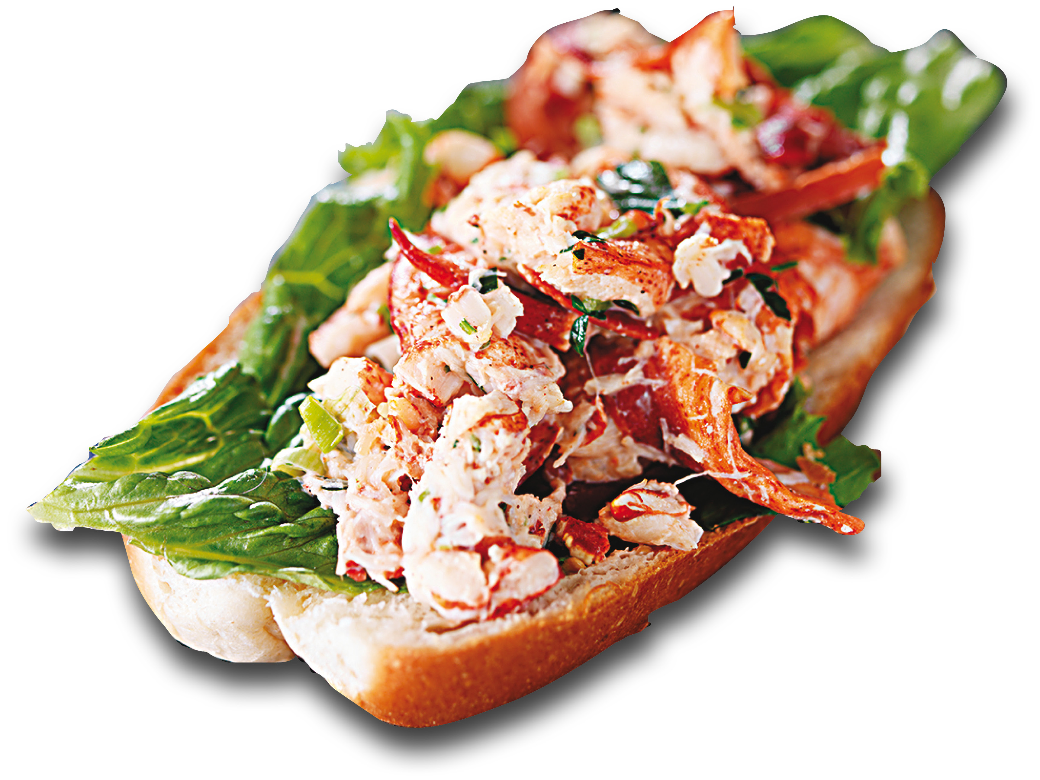 The lobster roll became popular on the North East coast of the US, when lobsters were plentiful and cheap