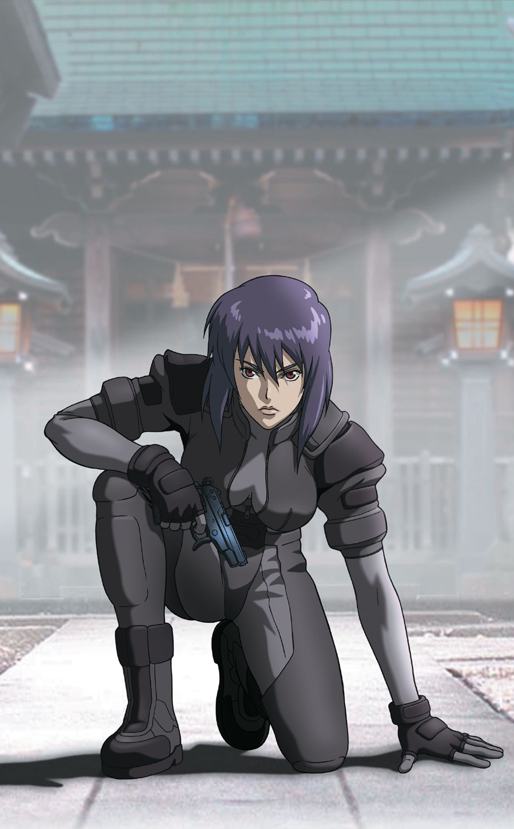 Motoko Kusanagi may look like a young woman, but this bot is a wise old soul. (Bandai Visual) Motoko Kusanagi may look like a young woman, but this bot is a wise old soul. (Bandai Visual)