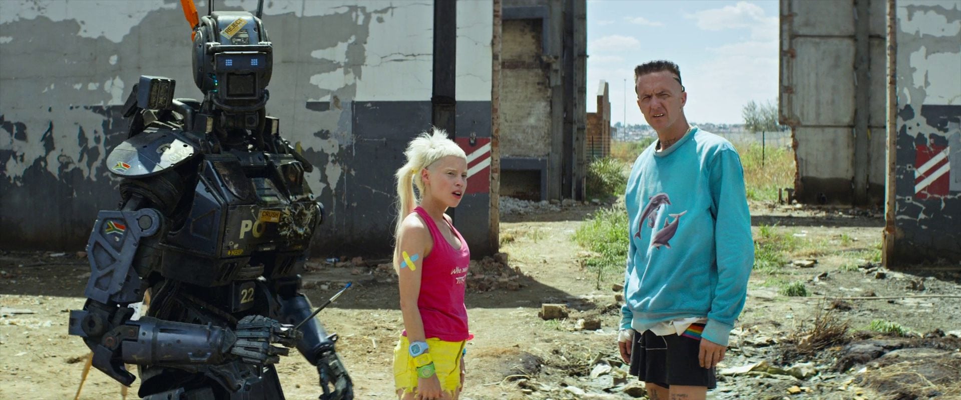 Chappie, a bot that had gained self awareness, was almost childlike. Society quickly let him down. (Columbia Pictures) Chappie, a bot that had gained self awareness, was almost childlike. Society quickly let him down. (Columbia Pictures)