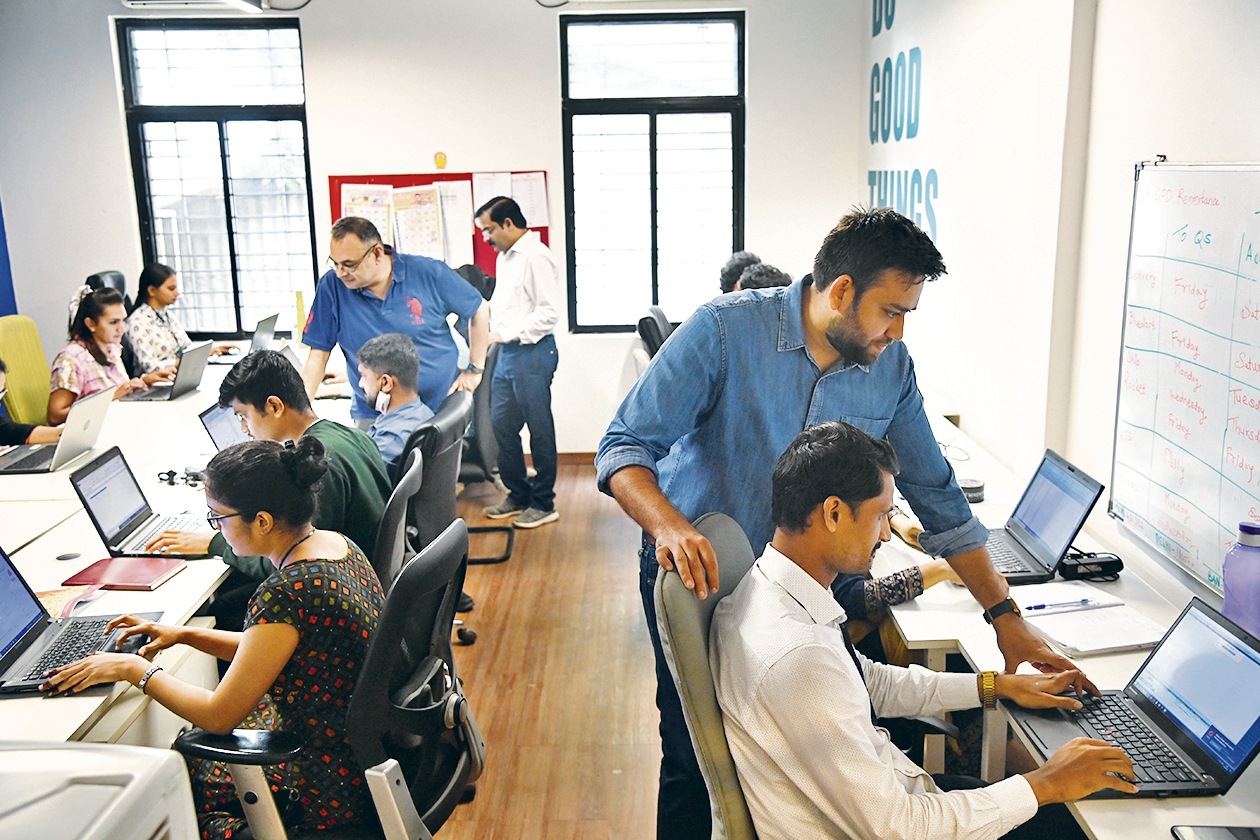 Quickshift’s fulfilment centre in Wakdewadi, Pune, is the company’s first to open. (HT PHOTO) Quickshift’s fulfilment centre in Wakdewadi, Pune, is the company’s first to open. (HT PHOTO)