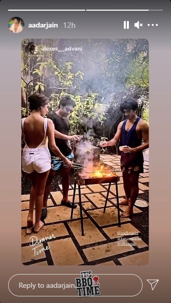 Tara Sutaria, Aadar Jain and their friends shared pictures from Villa Magnolia.
