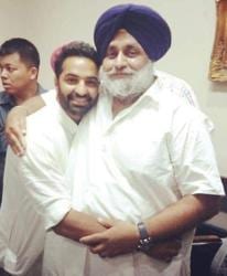 Vicky Middukhera with Shiromani Akali Dal president Sukhbir Singh Badal. He joined the SAD’s student wing in 2013 and was its Chandigarh unit in-charge till last year. (HT file photo) Vicky Middukhera with Shiromani Akali Dal president Sukhbir Singh Badal. He joined the SAD’s student wing in 2013 and was its Chandigarh unit in-charge till last year. (HT file photo)