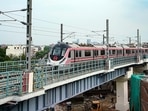 The DMRC on Friday inaugurated the 290-metre missing link between Trilokpuri-Sanjay Lake and Mayur Vihar pocket-1 on the Pink Line(ANI) The DMRC on Friday inaugurated the 290-metre missing link between Trilokpuri-Sanjay Lake and Mayur Vihar pocket-1 on the Pink Line(ANI)