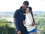 Arjun Kapoor and Malaika Arora pose together. Arjun Kapoor and Malaika Arora pose together.